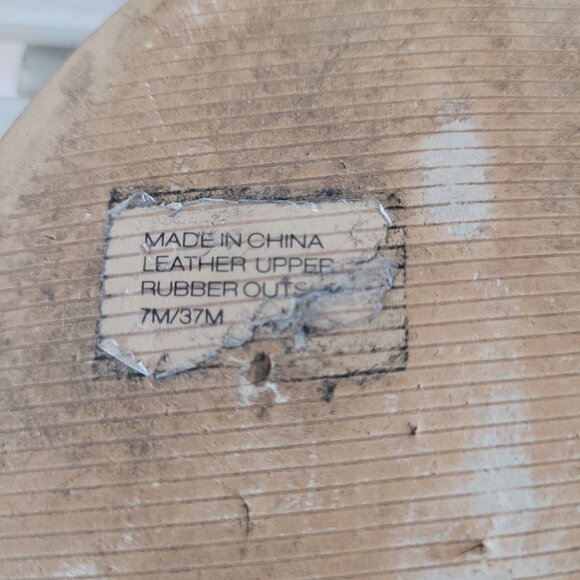 Michael Kors Wedged Black Patent Leather Sandals-Size 7 - Picture 12 of 12